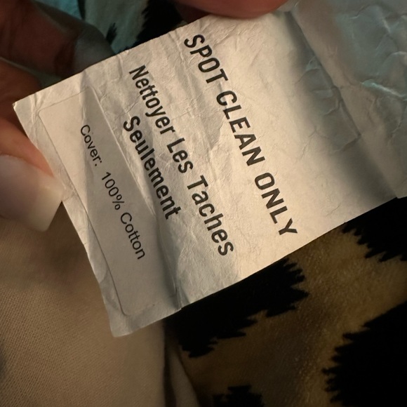 Leopard Velvet Animal Skin Designer Throw Pillow - Picture 5 of 5